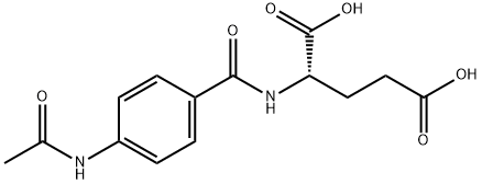 4-acetamidobenzoylglutamate Structure