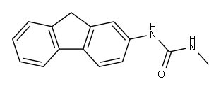 1-(9H-Fluoren-2-yl)-3-methylurea Structure