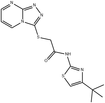 Acetamide, N-[4-(1,1-dimethylethyl)-2-thiazolyl]-2-(1,2,4-triazolo[4,3-a]pyrimidin-3-ylthio)- (9CI)|