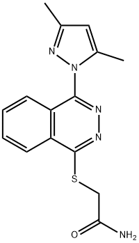 Acetamide, 2-[[4-(3,5-dimethyl-1H-pyrazol-1-yl)-1-phthalazinyl]thio]- (9CI)|