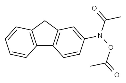 Acetoxyacetylaminofluorene Structure