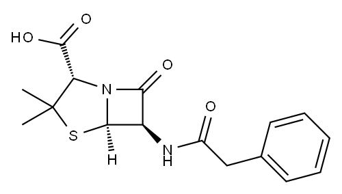 青霉素, 61-33-6, 结构式