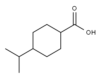 异丙基环己基甲酸 结构式