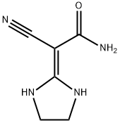 Acetamide,  2-cyano-2-(2-imidazolidinylidene)- Structure