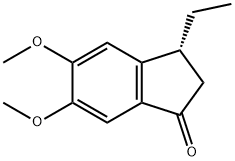 1H-Inden-1-one,3-ethyl-2,3-dihydro-5,6-dimethoxy-,(3R)-(9CI)|