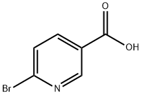 6-ブロモニコチン酸 化学構造式