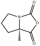 1H,3H-Pyrrolo[1,2-c]oxazole-1,3-dione,tetrahydro-7a-methyl-,(R)-(9CI) Structure
