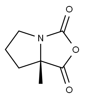 1H,3H-Pyrrolo[1,2-c]oxazole-1,3-dione,tetrahydro-7a-methyl-,(S)-(9CI) Structure