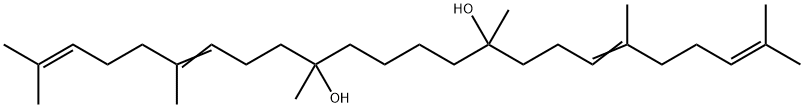 2,6,10,15,19,23-Hexamethyl-2,6,18,22-tetracosatetrene-10,15-diol 结构式