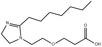3-[2-(2-heptyl-4,5-dihydro-1H-imidazol-1-yl)ethoxy]propionic acid|