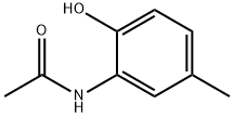 2-Acetamido-4-methylphenol Struktur