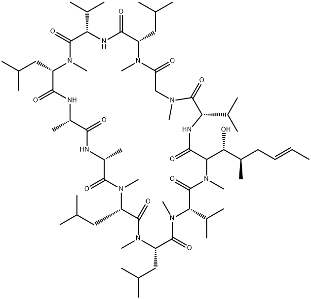 CYCLOSPORIN D Struktur