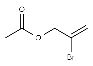 Acetic acid 2-bromo-2-propenyl ester Structure