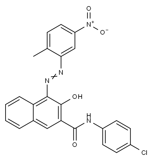 N-(4-Chlorphenyl)-3-hydroxy-4-[(2-methyl-5-nitrophenyl)azo]naphthalin-2-carboxamid