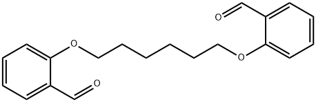 2,2’-(1,6-Hexanediyldioxy)bisbenzaldehyde Structure