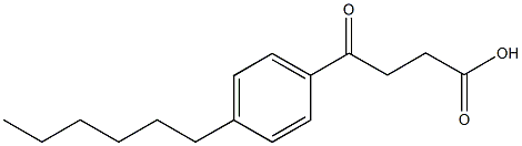 3-(4-Hexylbenzoyl)-propionic acid Structure