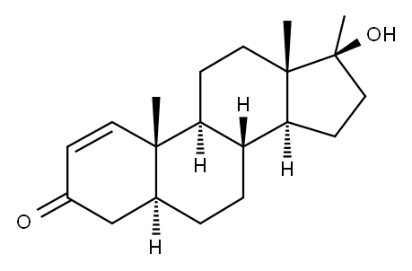 17a-Methyl-1-testosterone Structure