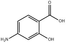 4-氨基水杨酸 结构式