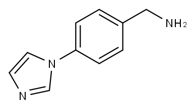 1-[4-(1H-Imidazol-1-yl)phenyl]methanamine Structure