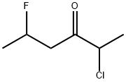 3-Hexanone,  2-chloro-5-fluoro- Structure