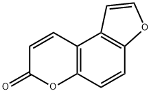 7H-Furo[3,2-f][1]benzopyran-7-one 结构式