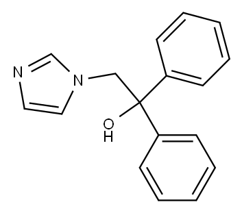 2-(1H-IMIDAZOL-1-YL)-1,1-DIPHENYLETHANOL Structure