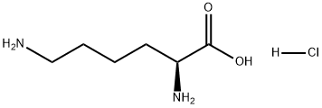 L-赖氨酸盐酸盐, 657-27-2, 结构式