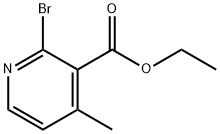 2-Bromo-4-methyl-nicotinic acid ethyl ester Structure