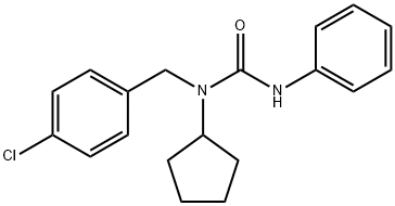 1-[(4-Chlorphenyl)methyl]-1-cyclopentyl-3-phenylharnstoff