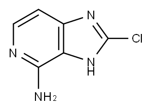 1H-Imidazo[4,5-c]pyridin-4-amine,  2-chloro-  (9CI) Structure