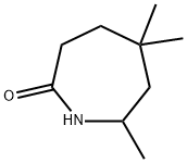 Hexahydro-5,5,7-trimethyl-2H-azepin-2-one Structure