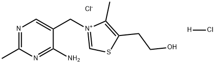 Thiamine hydrochloride Struktur