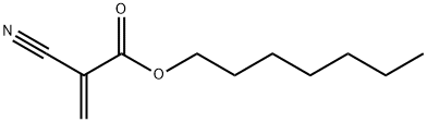 heptyl 2-cyanoacrylate Structure