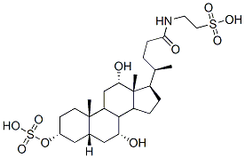 2-[[(3a,5b,7a,12a)-7,12-dihydroxy-24-oxo-3-(sulfooxy)cholan-24-yl]amino]-ethanesulfonic acid|2-[[(3a,5b,7a,12a)-7,12-dihydroxy-24-oxo-3-(sulfooxy)cholan-24-yl]amino]-ethanesulfonic acid