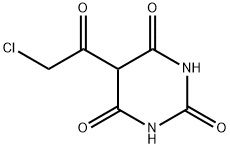 2,4,6(1H,3H,5H)-Pyrimidinetrione, 5-(chloroacetyl)- (9CI) Structure