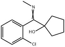 KETAMINE RELATED COMPOUND A (50 MG) (1 -[(2-CHLOROPHENYL)(METHYLIMINO)METHYL]CYLCOPENTA-NOL) Struktur