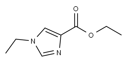 1H-Imidazole-4-carboxylicacid,1-ethyl-,ethylester(9CI) Structure
