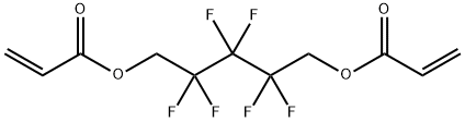 2,2,3,3,4,4-HEXAFLUORO-1,5-PENTYL DIACRYLATE 结构式