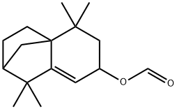 1,3,4,5,6,7-hexahydro-1,1,5,5-tetramethyl-2H-2,4a-methanonaphthalen-7-yl formate Structure