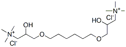 3,3'-[hexane-1,6-diylbis(oxy)]bis[2-hydroxypropyltrimethylammonium] dichloride|