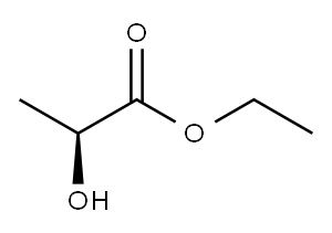 L(-)-乳酸乙酯, 687-47-8, 结构式