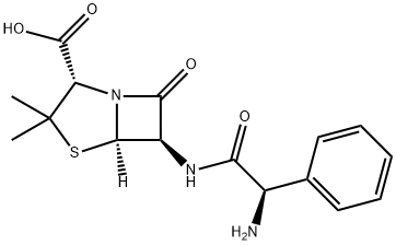 アンピシリン 化学構造式