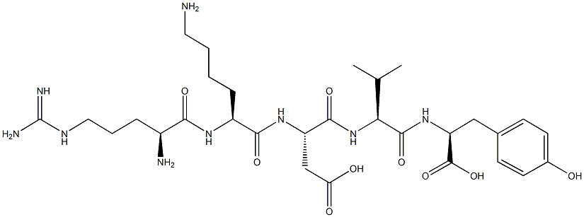 胸腺五肽, 69558-55-0, 结构式