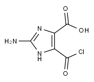 1H-Imidazole-4-carboxylicacid,2-amino-5-(chlorocarbonyl)-(9CI)|