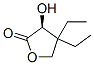 2(3H)-Furanone, 4,4-diethyldihydro-3-hydroxy-, (3S)- (9CI)|