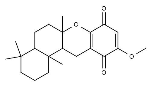 1,3,4,4a,5,6,6a,8,11,12,12a,12b-Dodecahydro-10-methoxy-4,4,6a,12b-tetramethyl-2H-benzo[a]xanthene-8,11-dione|