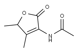 Acetamide, N-(2,5-dihydro-4,5-dimethyl-2-oxo-3-furanyl)- (9CI) Structure