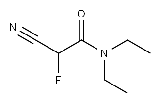 Acetamide, 2-cyano-N,N-diethyl-2-fluoro- (9CI) Structure