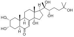 (2a,3a,5a,22R)-2,3,14,20,22,25-Hexahydroxycholest-7-en-6-one|(2A,3A,5A,22R)-2,3,14,20,22,25-六羟基胆甾-7-烯-6-酮
