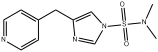 1H-Imidazole-1-sulfonamide,  N,N-dimethyl-4-(4-pyridinylmethyl)-|